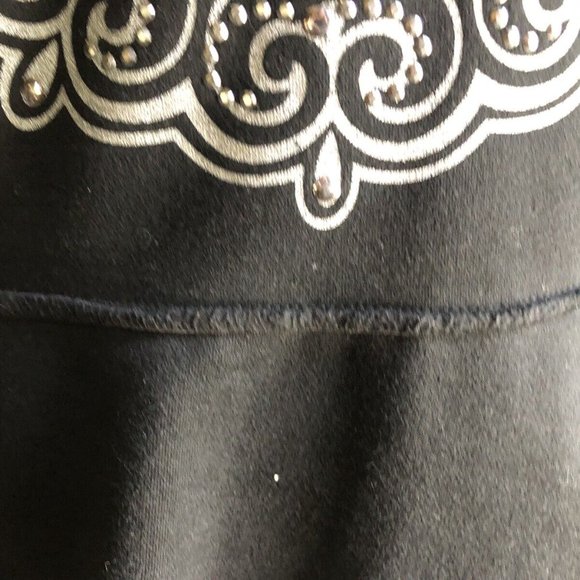 Lili & Q Black Jacket with Mandarin Collar Festival Jacket Boho Clothing Small - Picture 5 of 8